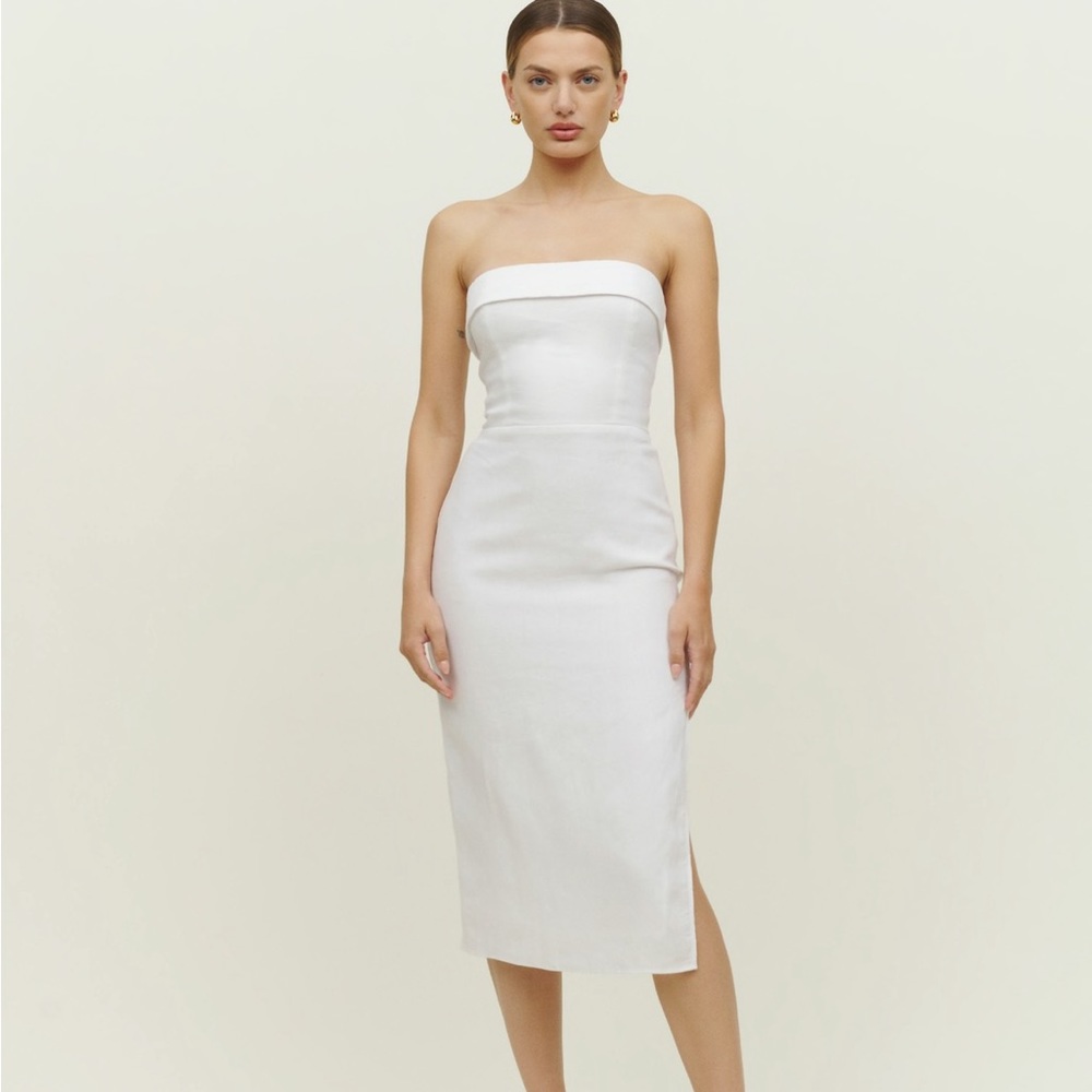 Reformation Marcella Linen Dress